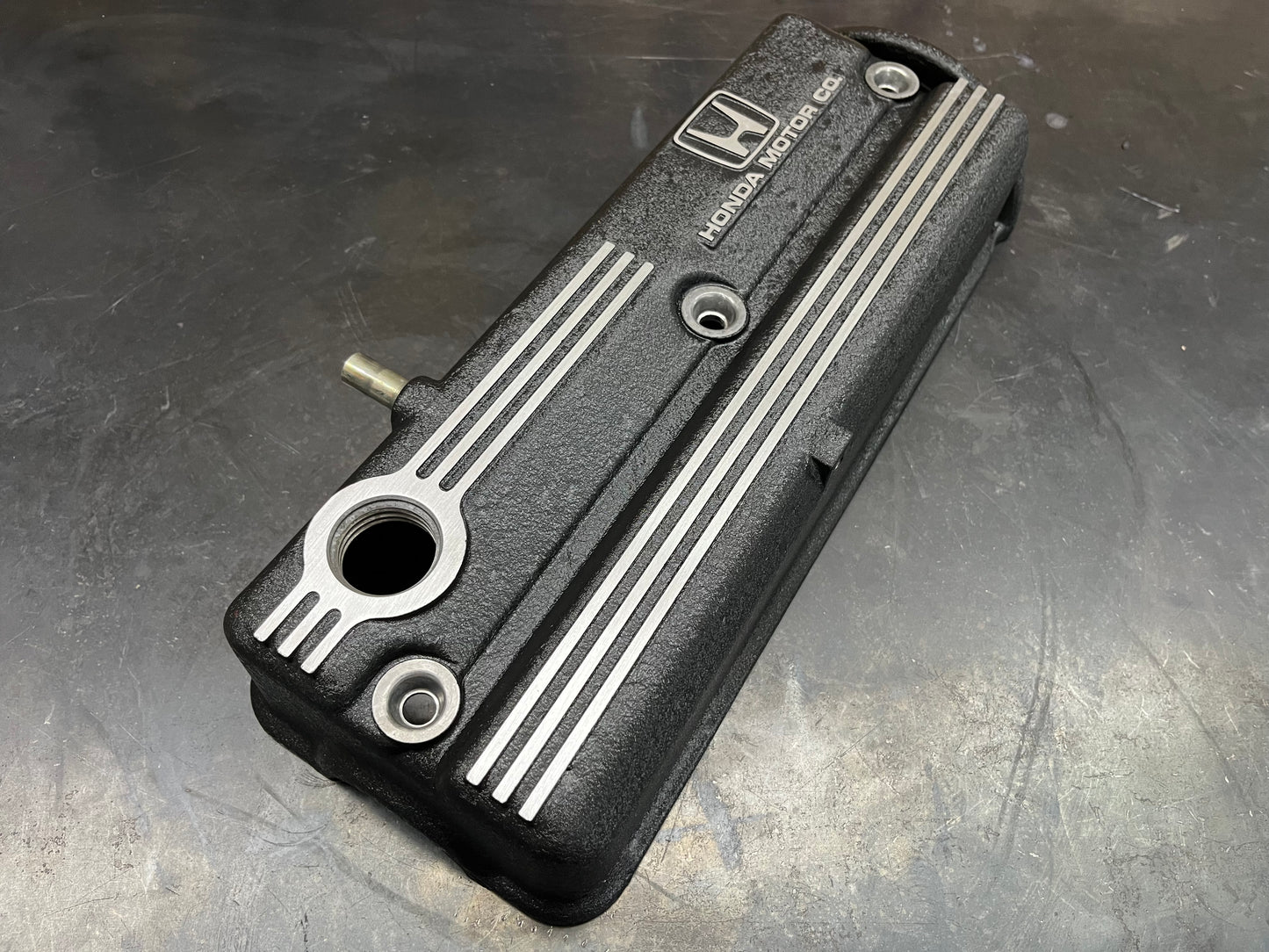 Honda Prelude Accord 86-89 Valve Cover 2.0 Powder Coated Wrinkle Black