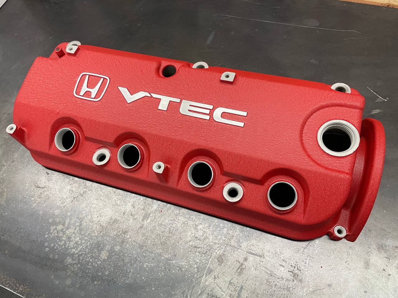 Honda F-Series F22 F23 94-02 Accord VTEC Valve Cover Powder Coated WRINKLE RED