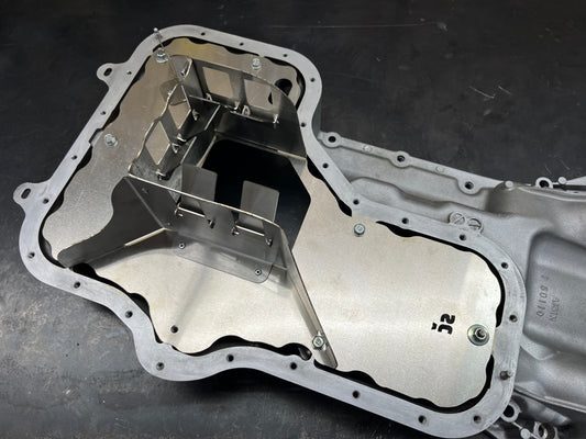 2UZ-FE 4.7 VVTI Toyota Tundra Sequoia GX LX 470 Middle Sump Oil Pan Baffle Anti Oil Starvation Upgrade