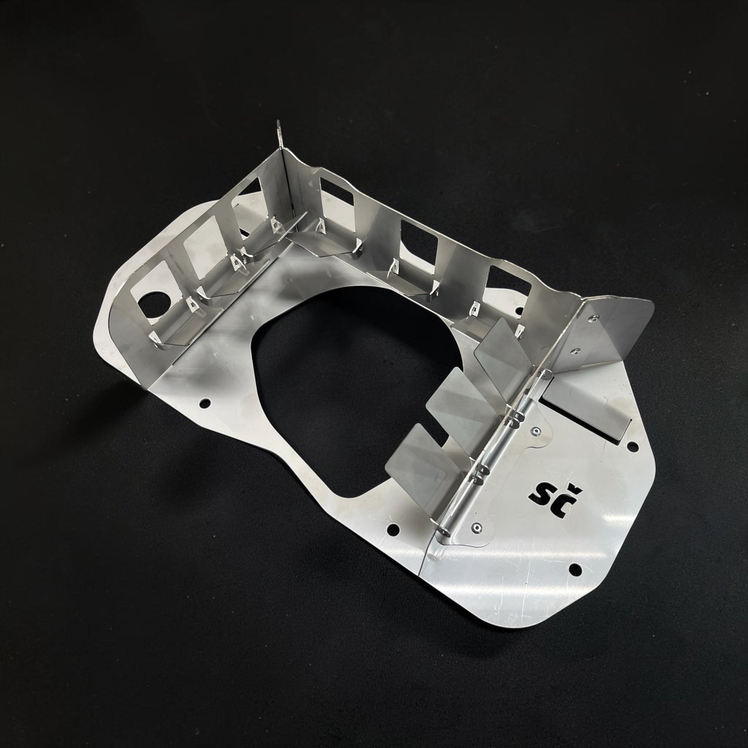 パーツ FuFu 1UZ-FE Lexus SC400 REAR Sump Oil Pan Baffle Anti Oil Starvation