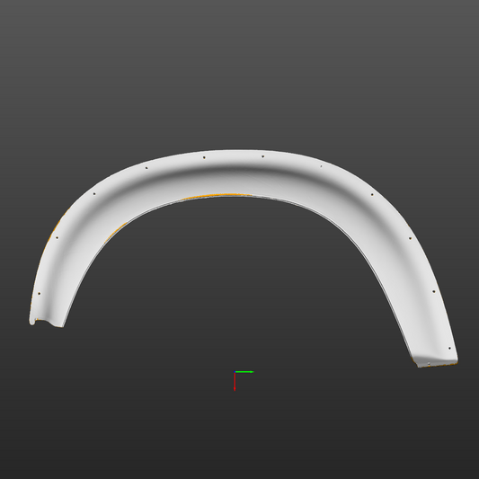 Bmw E20 2002 Turbo OEM Fender Flares 3D Scan STL