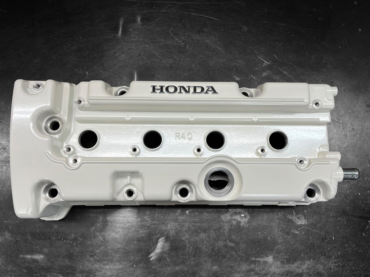Honda K SERIES K24Z CIVIC SI 9TH GEN VALVE COVER POWDER COATED GLOSS WHITE