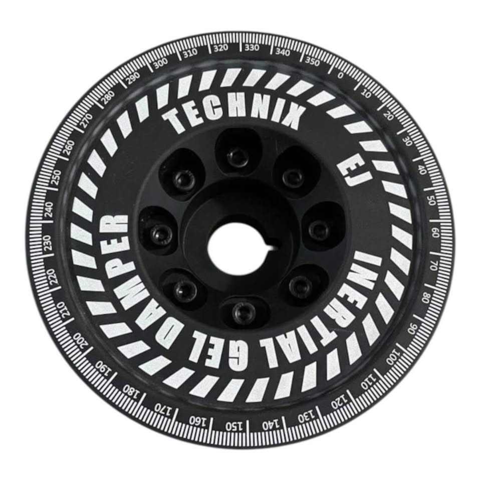 Harmonic Fluid Damper Crank Pulley for Subaru EJ Engines EJ20 EJ22 EJ25 Technix Vibration Reduction Upgrade