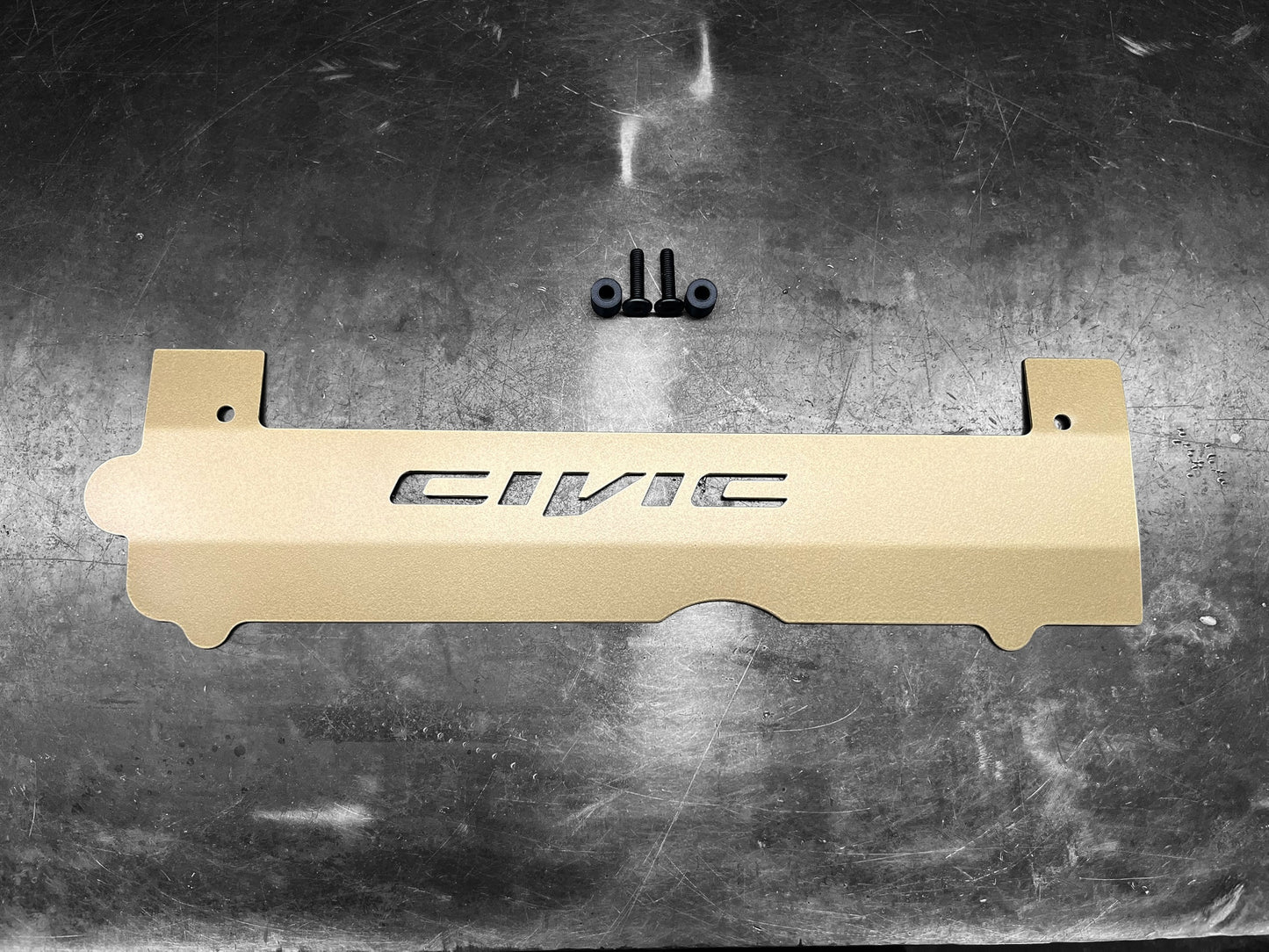 Honda K SERIES K24Z K24Z7 COIL PACK COVER CIVIC SI 9TH Gen SATIN GOLD “CIVIC” Ver. 3