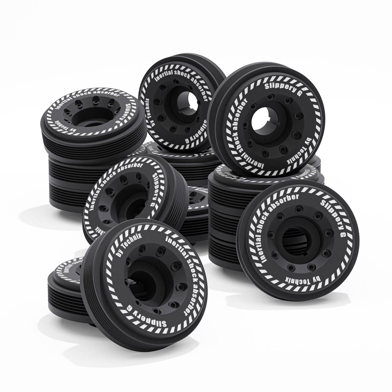 Harmonic Fluid Damper Crank Pulley for Nissan VQ Engines VQ25 VQ35 Technix Vibration Reduction Upgrade