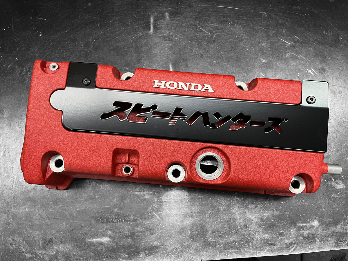 K20 K24 HONDA COIL PACK COVER K-SERIES POWDER COATED SEMIGLOS BLACK SPEEDHUNTERS