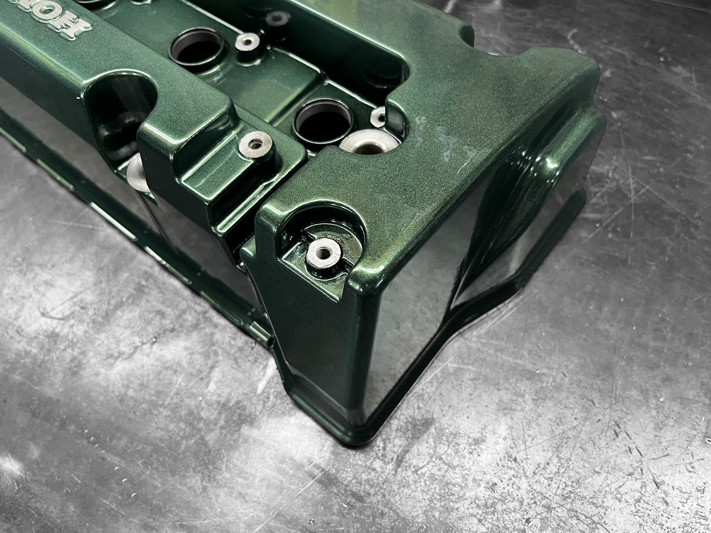 Honda K-SERIES K24 K20 Type R Civic RSX Valve Cover Powder Coated Emerald Green