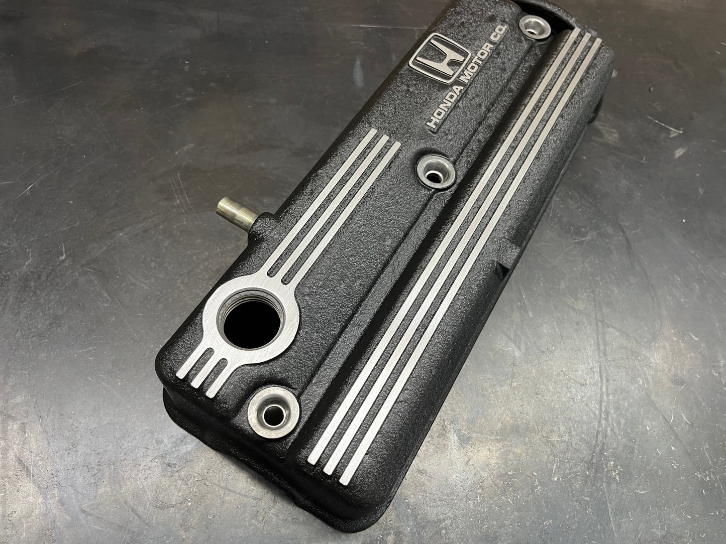 Honda Prelude Accord 86-89 Valve Cover 2.0 Powder Coated Wrinkle Black