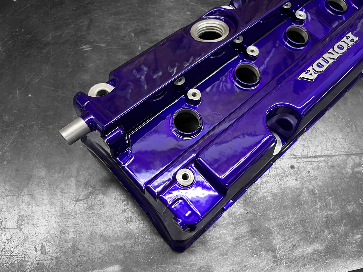 Honda K-SERIES K24 K20 Type R Civic RSX Valve Cover Powder Coated Candy Purple