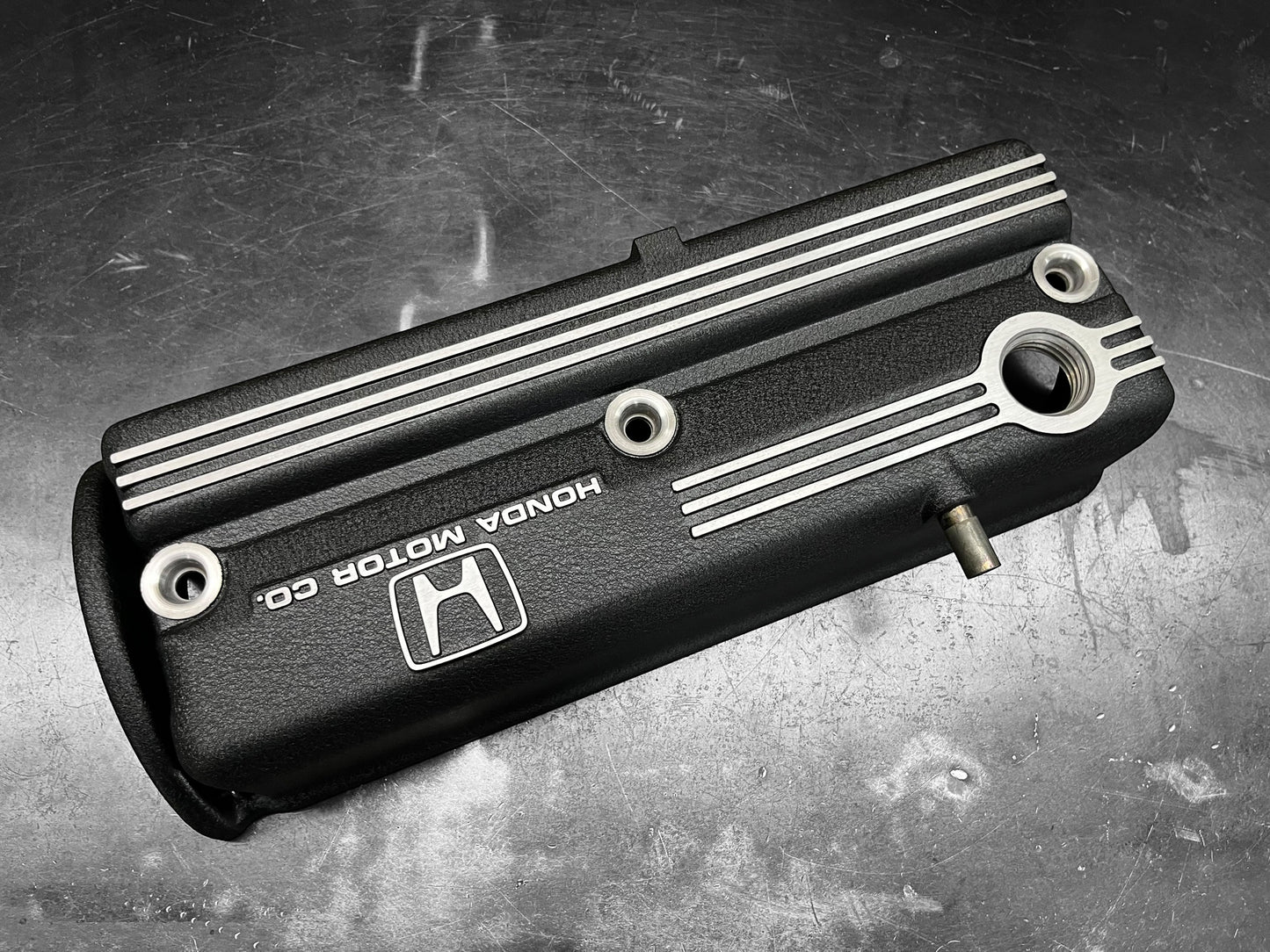 Honda Prelude Accord 86-89 Valve Cover 2.0 Powder Coated Wrinkle Black