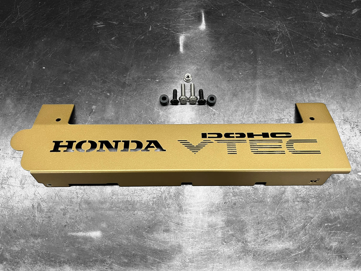 K20 K24 HONDA COIL PACK COVER K-SERIES S2000 Style VTEC DOHC Logo SATIN GOLD