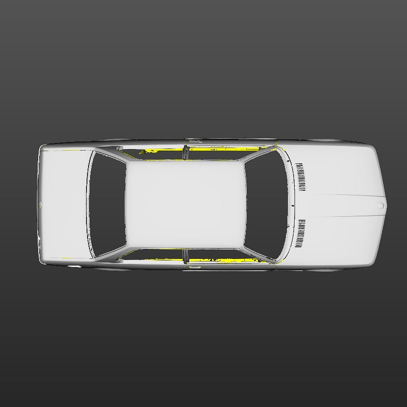 BMW E21 coupe body 3D Scan STL