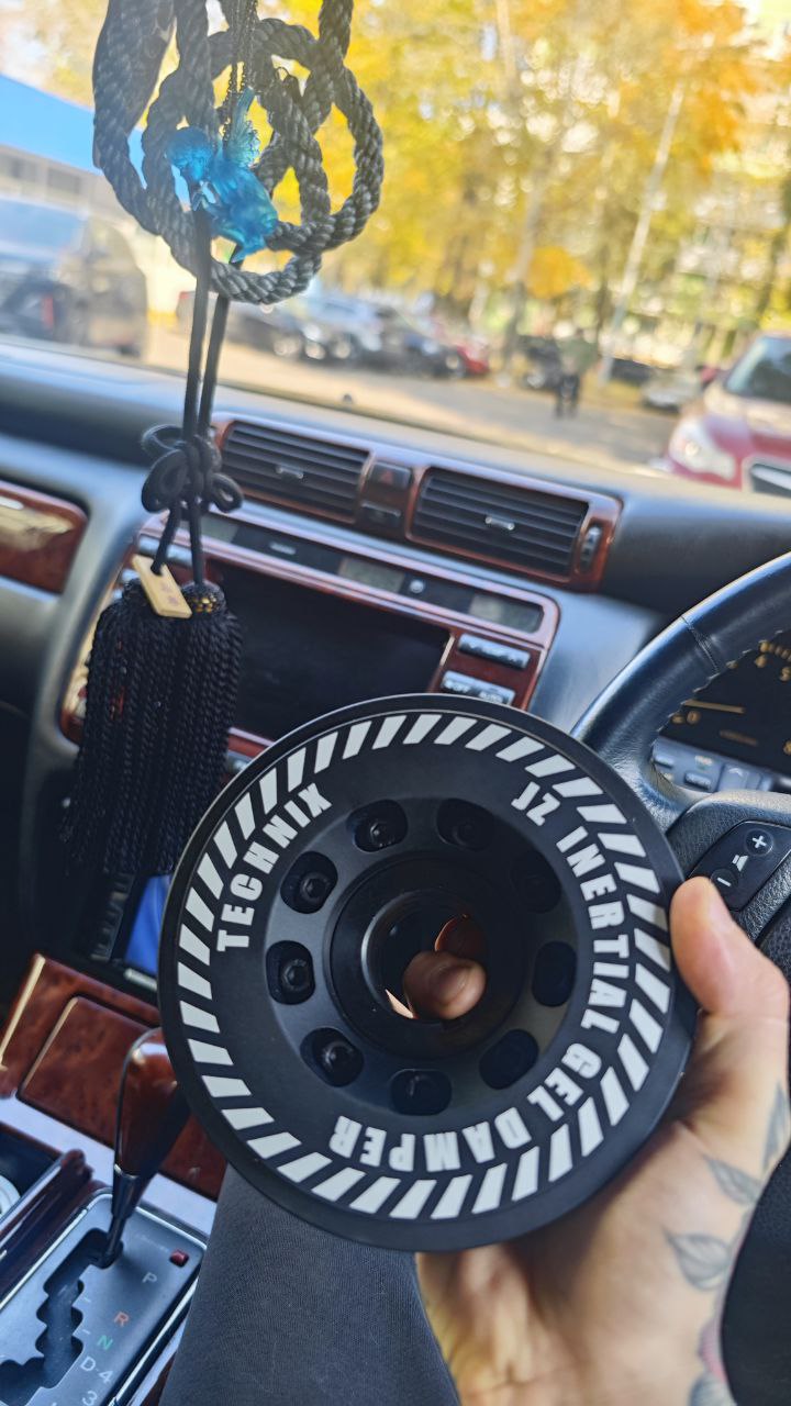 Harmonic Fluid Damper Crank Pulley for Nissan VQ Engines VQ25 VQ35 Technix Vibration Reduction Upgrade