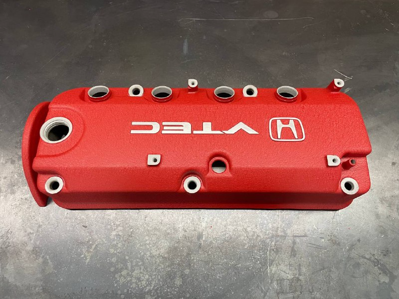 Honda F-Series F22 F23 94-02 Accord VTEC Valve Cover Powder Coated WRINKLE RED
