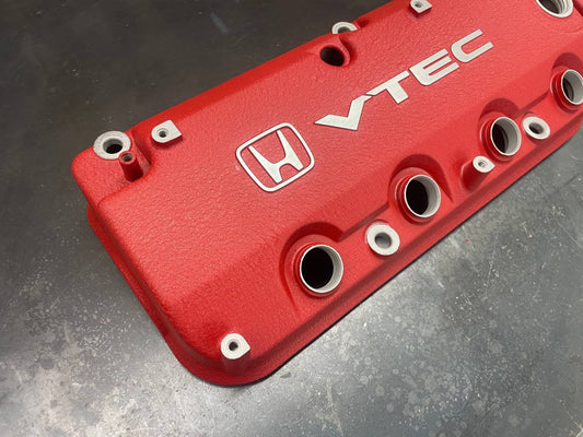 Honda F-Series F22 F23 94-02 Accord VTEC Valve Cover Powder Coated WRINKLE RED