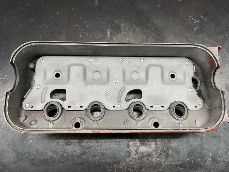 Honda F-Series F22A1 Accord 1990-1993 2.2L Engine Cylinder Head Valve Cover OEM WRINKLE RED