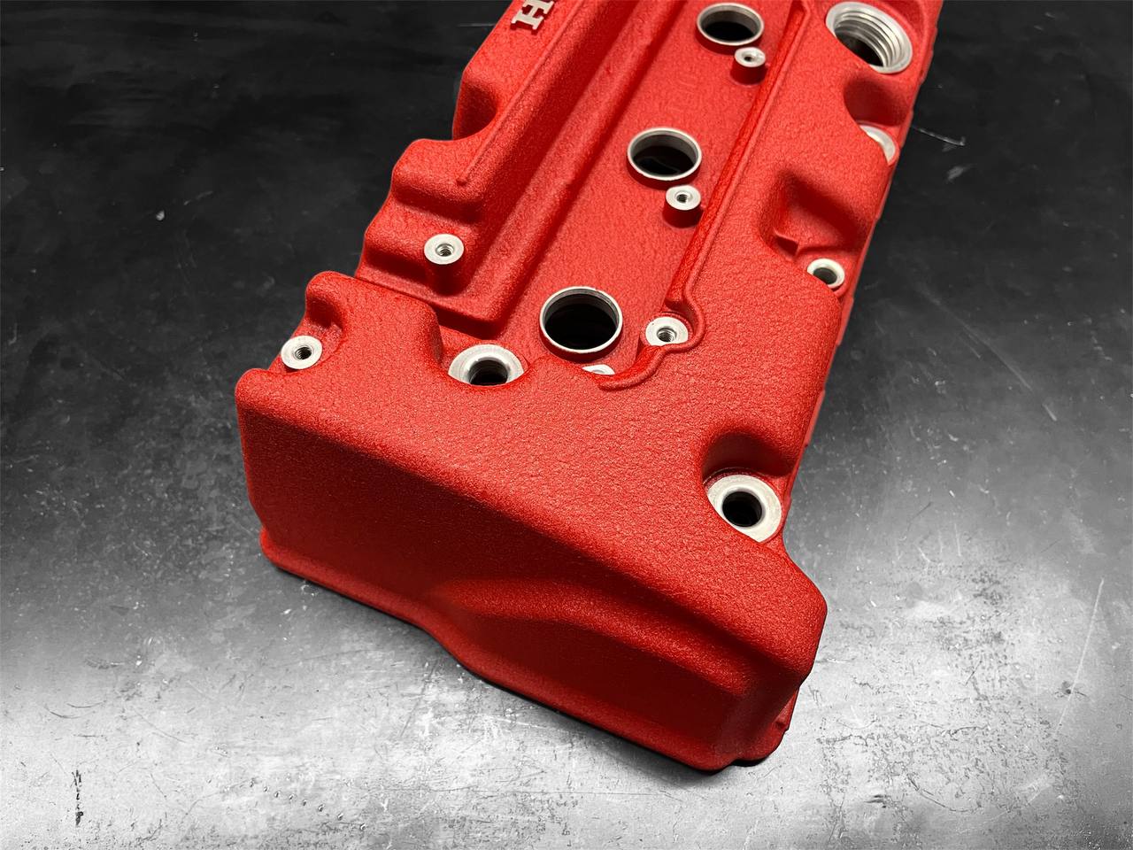 Honda K-SERIES K24Z CIVIC SI 9TH GEN Valve Cover Powder Coated WRINKLE RED