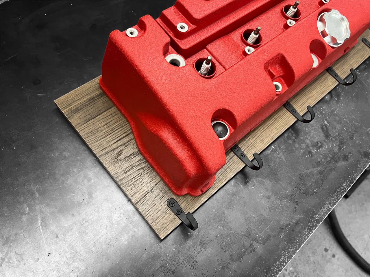 Coat Rack DIY Honda K-SERIES Red Valve Cover Key Hanger