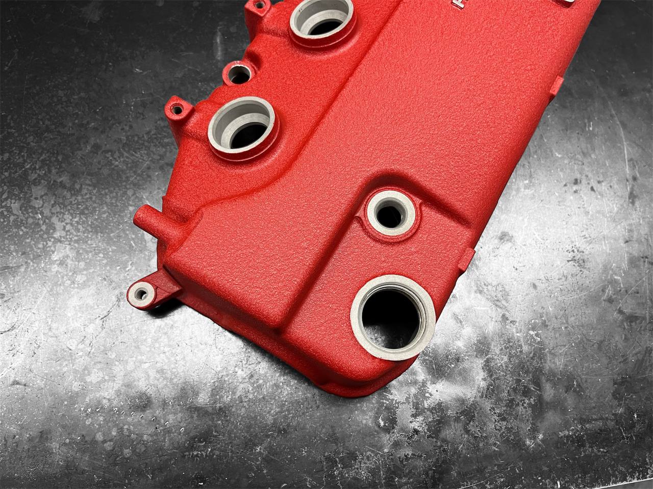 Honda D-Series D16A6 1988-1991 Civic CRX Si Valve Cover OEM WRINKLE RED
