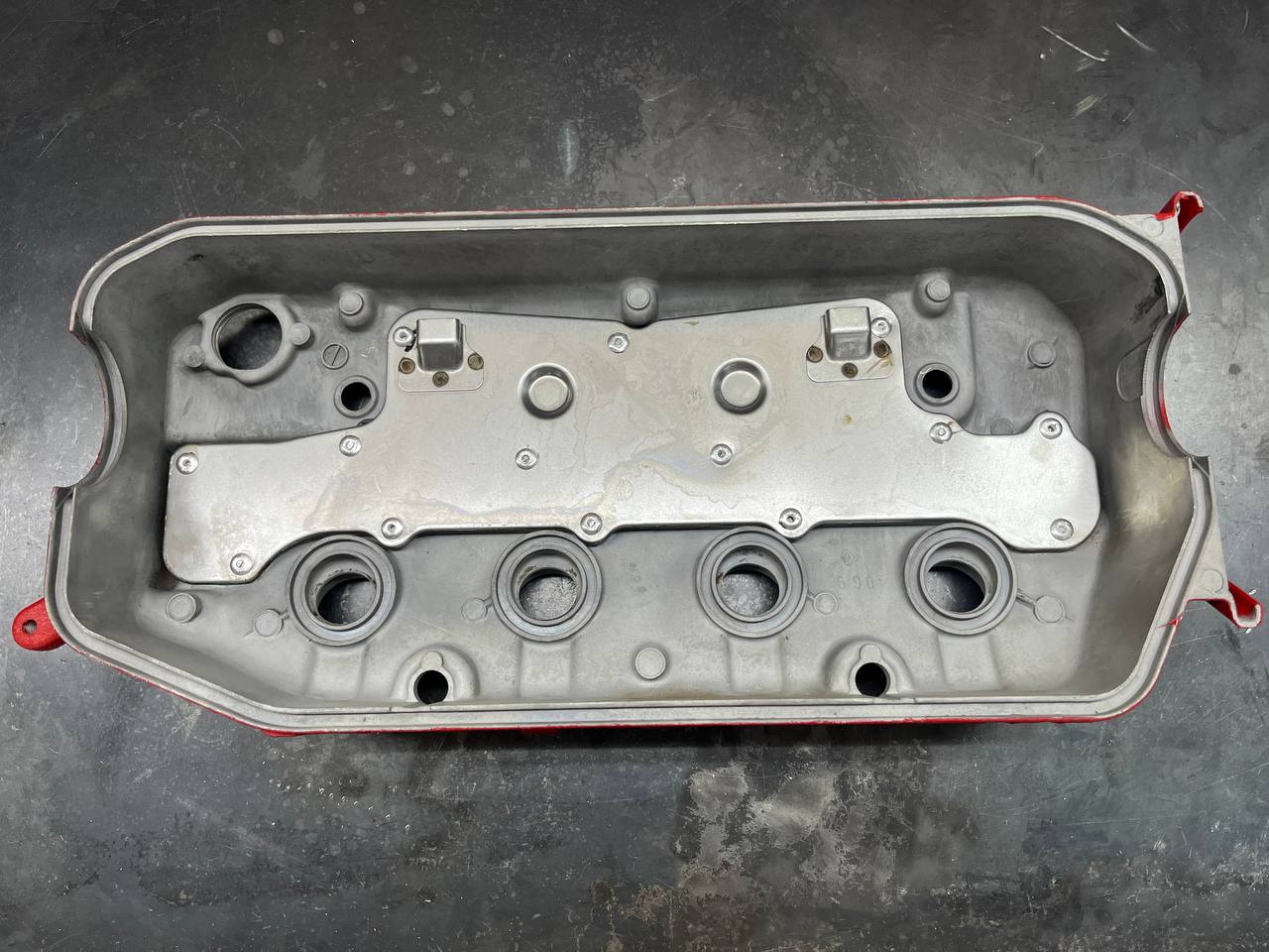 Honda D-Series D16A6 1988-1991 Civic CRX Si Valve Cover OEM WRINKLE RED