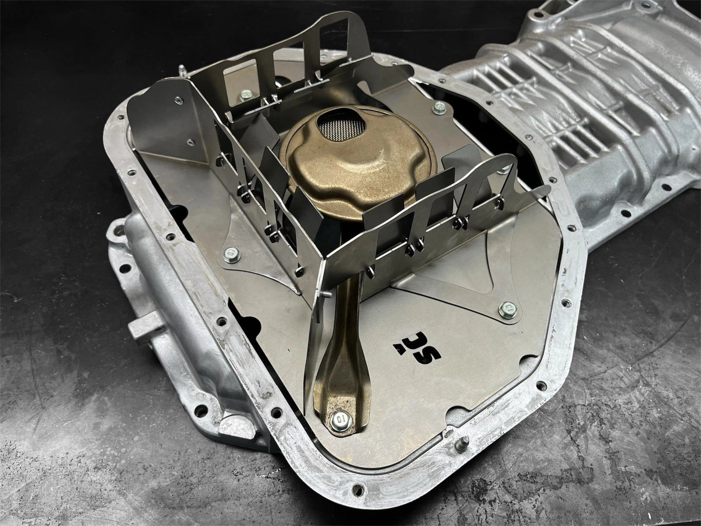 1JZ / 2JZ Lexus GS300 IS300 FRONT Sump Oil Pan Baffle Toyota Engines Anti Oil Starvation Upgrade