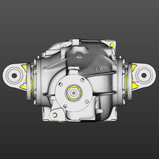 BMW E36 rear differential 188mm (3D Scan STL)