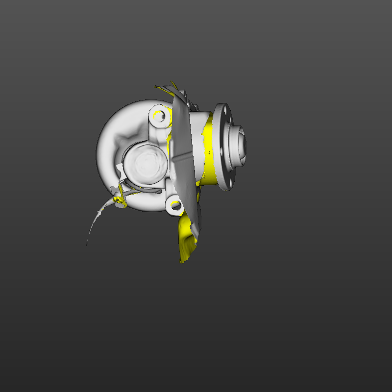 Bmw e30 front RH knuckle 3D Scan STL