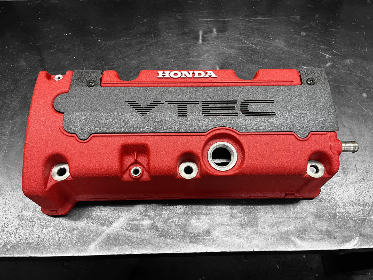 Honda K SERIES K24Z K24Z7 COIL PACK COVER CIVIC SI 9TH Gen WRINKLE BLACK “VTEC” Ver. 1