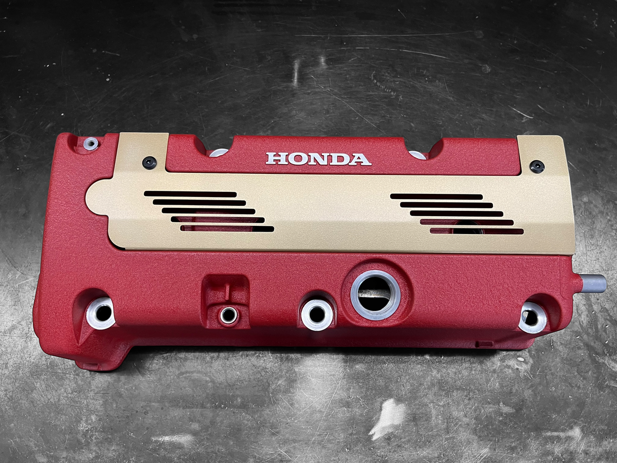K20 K24 HONDA COIL PACK COVER FOR K-SERIES ALUMINUM POWDER COATED SATIN GOLD
