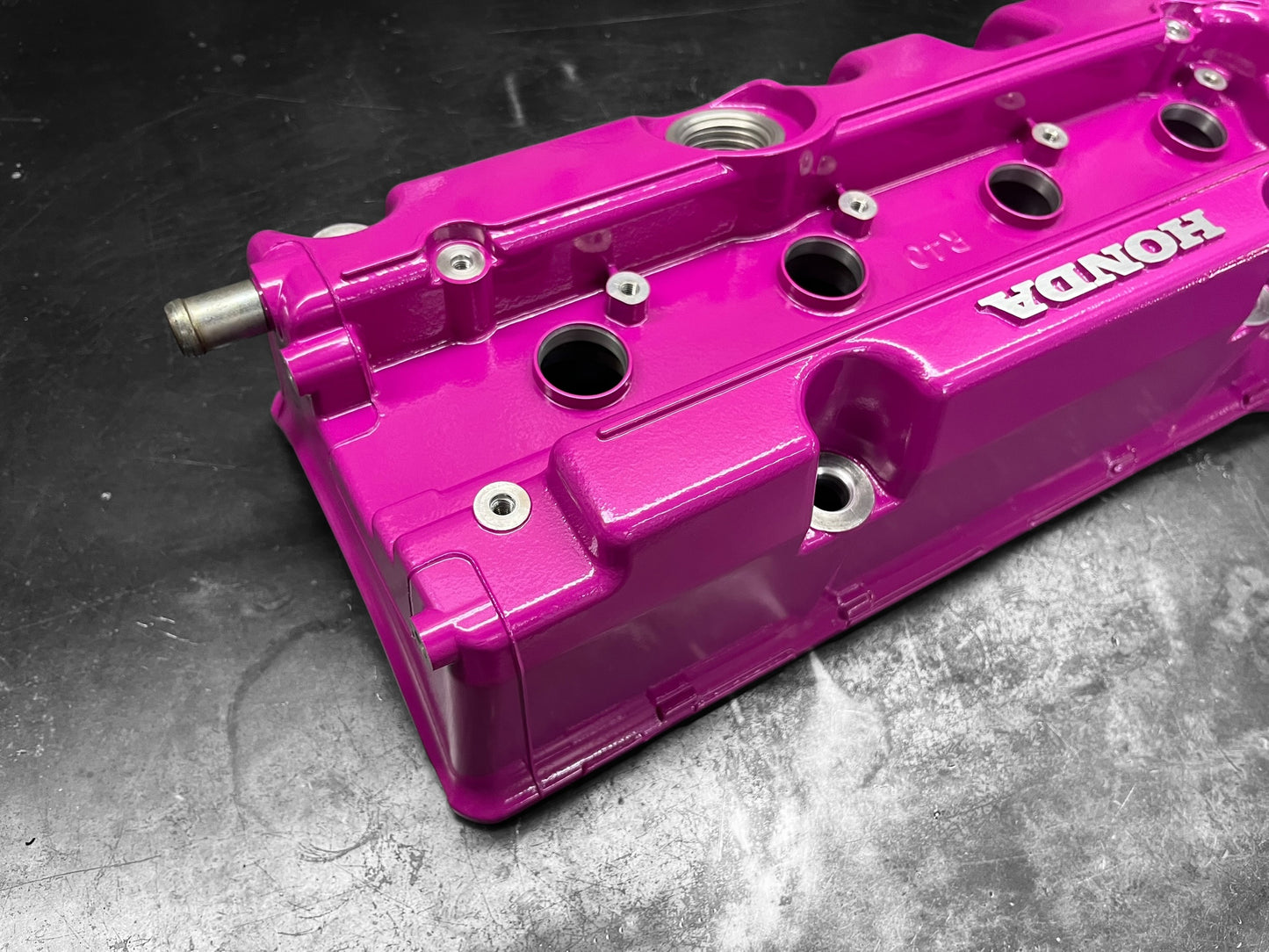 Honda K SERIES K24Z CIVIC SI 9TH GEN VALVE COVER POWDER COATED HOT PINK