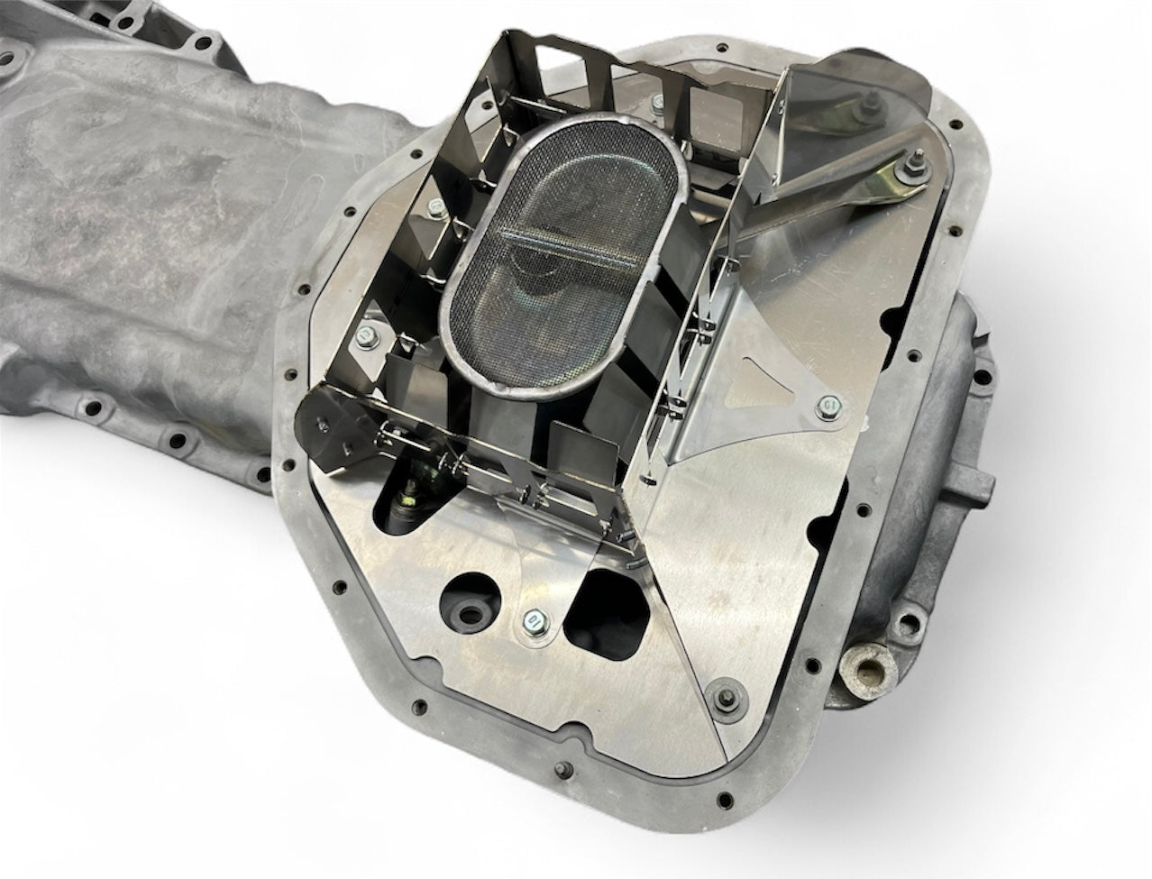 1JZ-GTE JDM Toyota Chaser Mark 2 Aristo Front Sump Oil Pan Baffle Anti Oil Starvation Upgrade Type F3