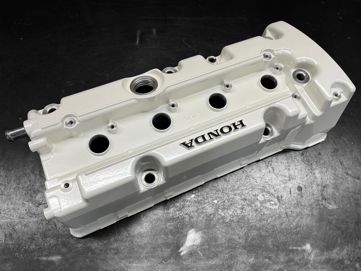 Honda K SERIES K24Z CIVIC SI 9TH GEN VALVE COVER POWDER COATED GLOSS WHITE
