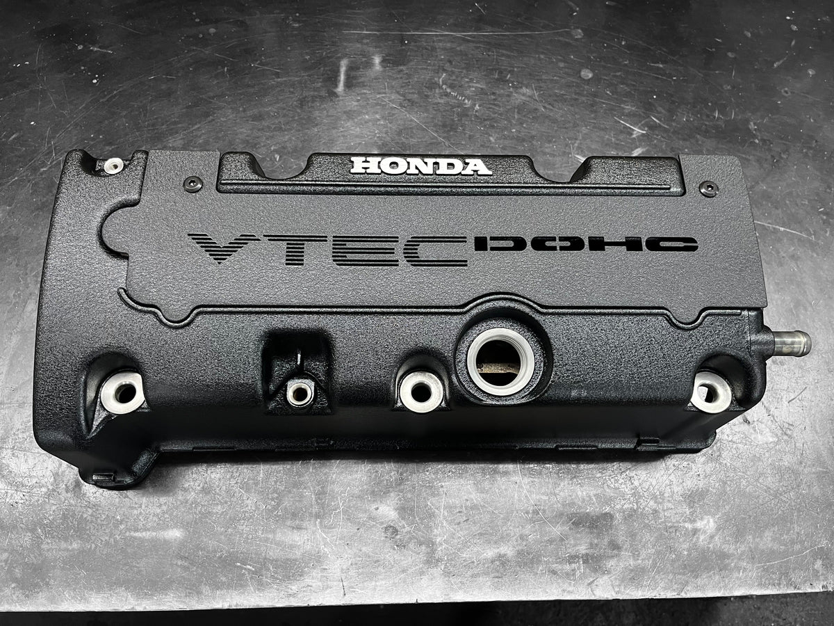 Honda K SERIES K24Z K24Z7 COIL PACK COVER CIVIC SI 9TH Gen WRINKLE BLACK "VTEC" Ver. 2