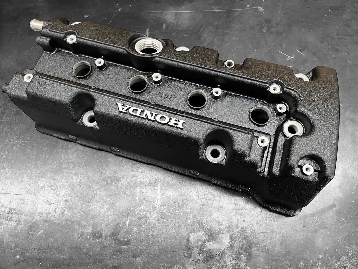 Honda K SERIES K24Z CIVIC SI 9TH GEN VALVE COVER POWDER COATED WRINKLE BLACK