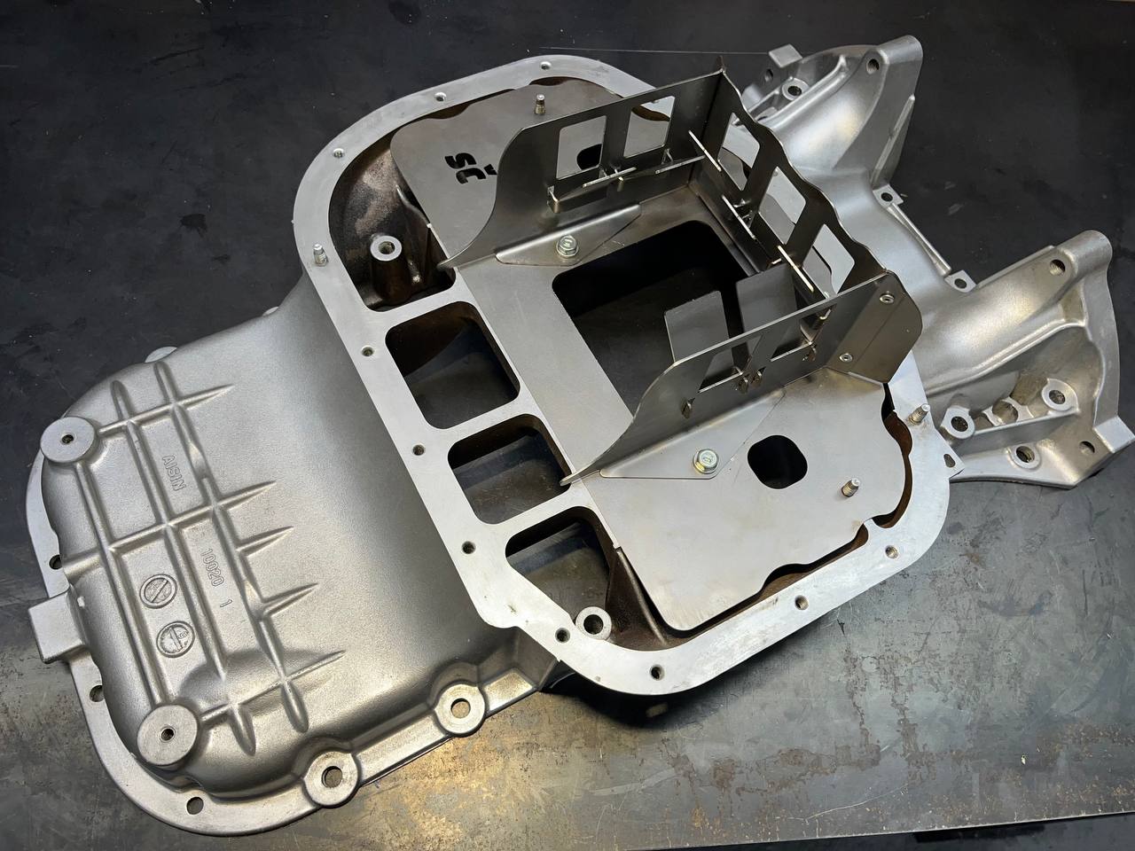3UZ-FE VVTI Lexus LS430 Rear Sump Oil Pan Baffle Anti Oil Starvation Upgrade