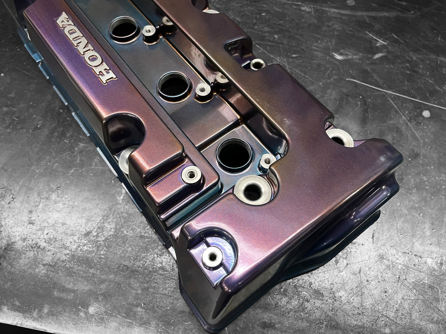 Honda K-SERIES K24 K20 Type R Civic RSX Valve Cover Powder Coated Chameleon