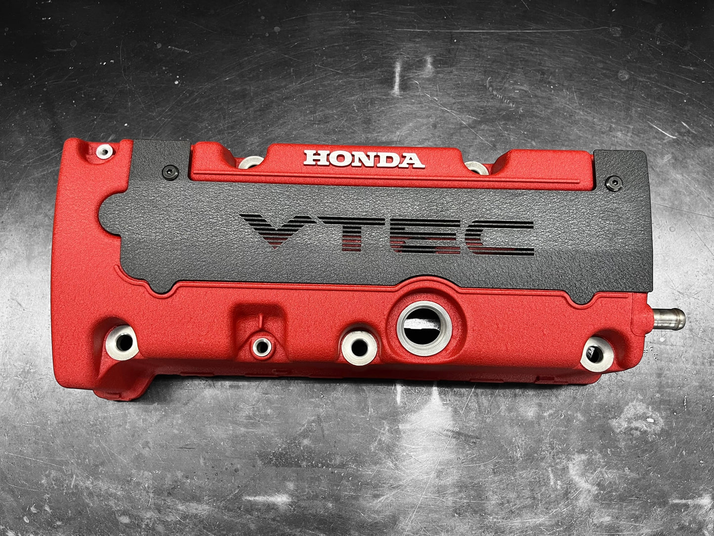 Honda K SERIES K24Z K24Z7 COIL PACK COVER CIVIC SI 9TH Gen WRINKLE BLACK “VTEC” Ver. 1