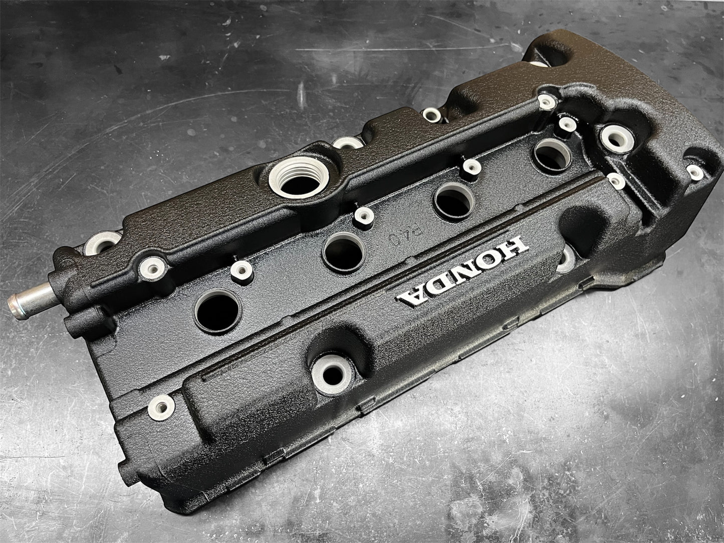 Honda K SERIES K24Z CIVIC SI 9TH GEN VALVE COVER POWDER COATED WRINKLE BLACK