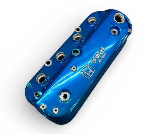 Honda F-Series F22A1 Accord 1990-1993 2.2L Engine Cylinder Head Valve Cover OEM CANDY BLUE