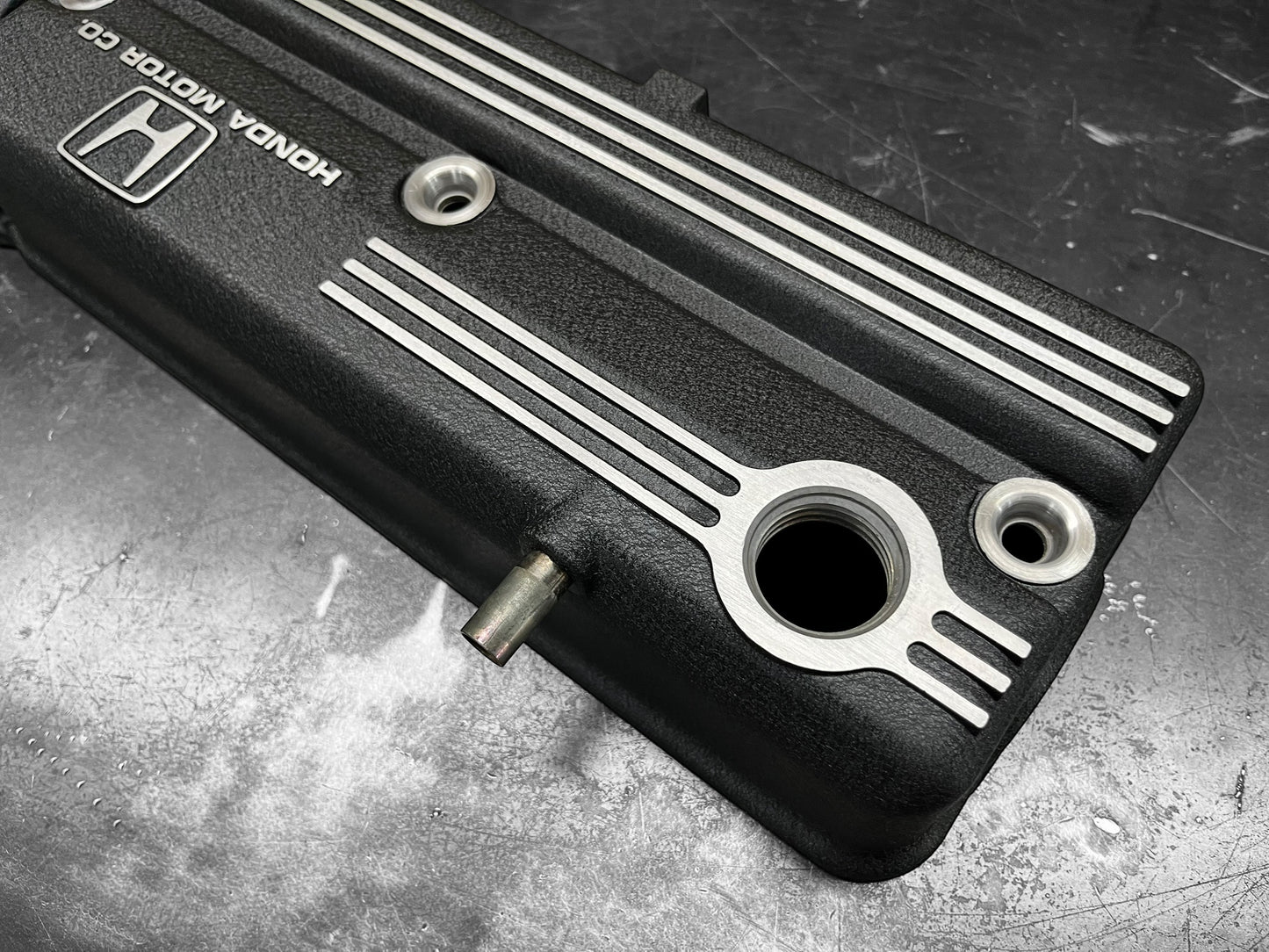 Honda Prelude Accord 86-89 Valve Cover 2.0 Powder Coated Wrinkle Black
