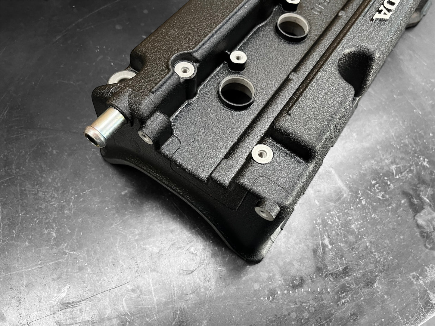 Honda K SERIES K24Z CIVIC SI 9TH GEN VALVE COVER POWDER COATED WRINKLE BLACK