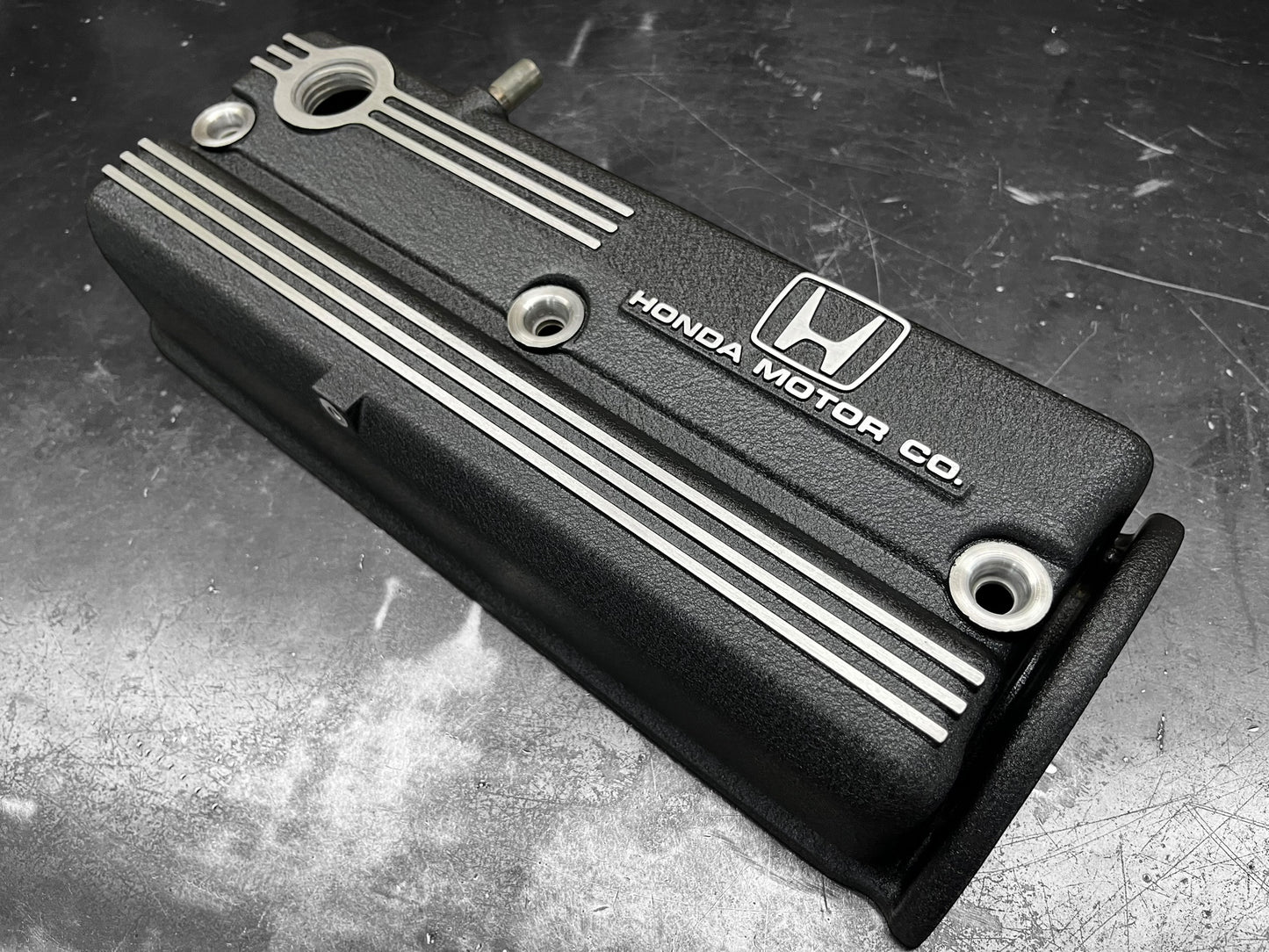Honda Prelude Accord 86-89 Valve Cover 2.0 Powder Coated Wrinkle Black