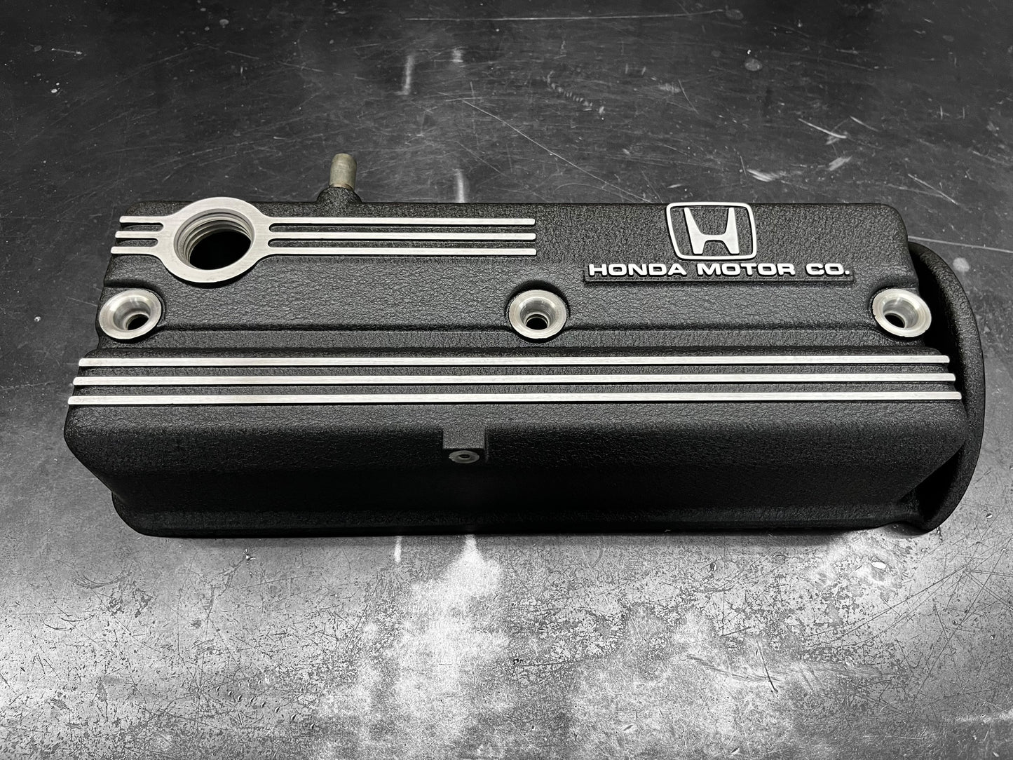 Honda Prelude Accord 86-89 Valve Cover 2.0 Powder Coated Wrinkle Black