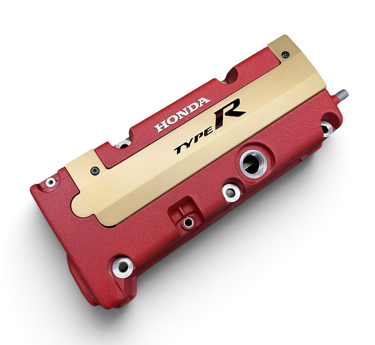 K20 K24 COIL PACK COVER FOR K-SERIES ALUMINUM POWDER COATED SATIN GOLD "TYPE R" Ver. 1