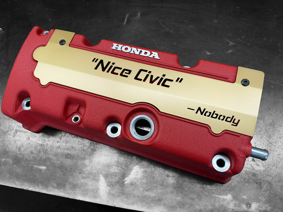 Honda K SERIES K24Z COIL PACK COVER CIVIC SI 9TH Gen SATIN GOLD "NICE CIVIC"