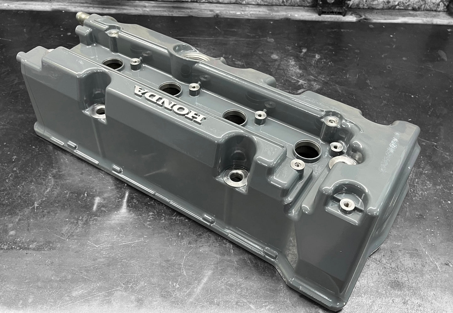 Honda K SERIES K24Z CIVIC SI 9TH GEN VALVE COVER POWDER COATED NARDO GRAY