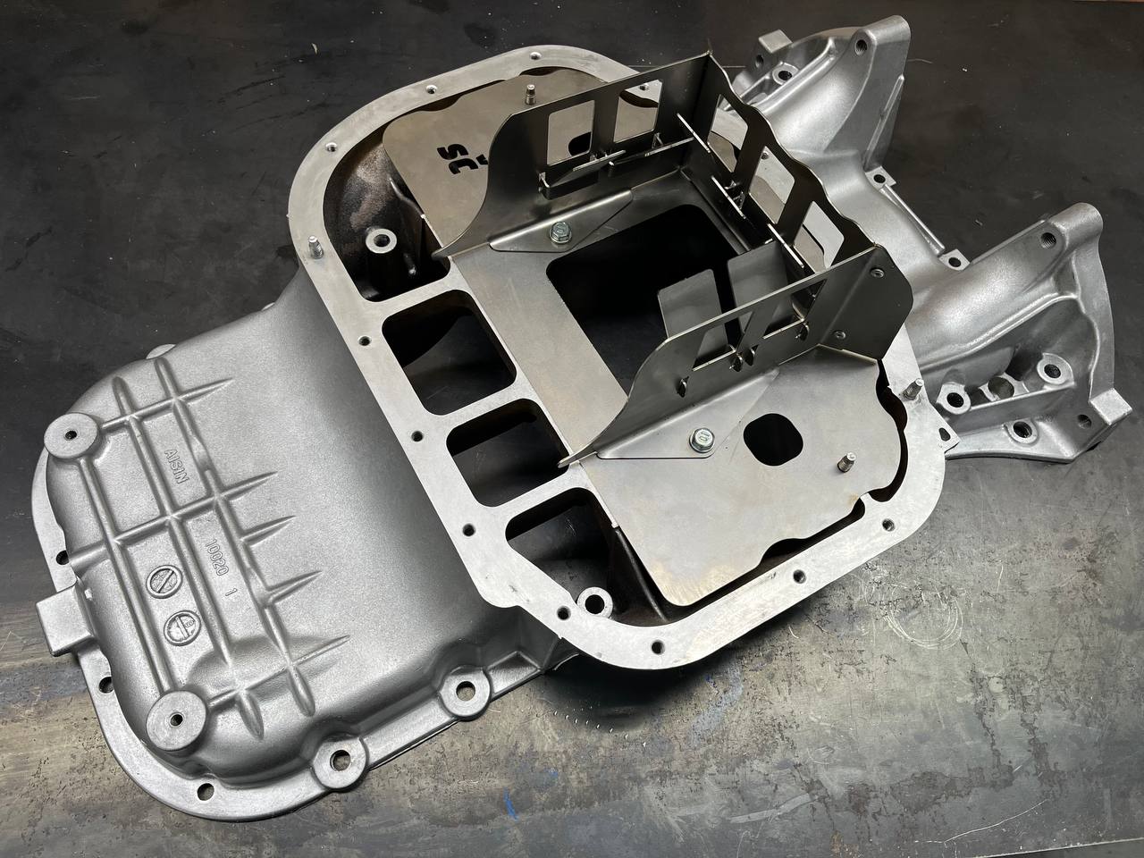 3UZ-FE VVTI Lexus LS430 Rear Sump Oil Pan Baffle Anti Oil Starvation Upgrade