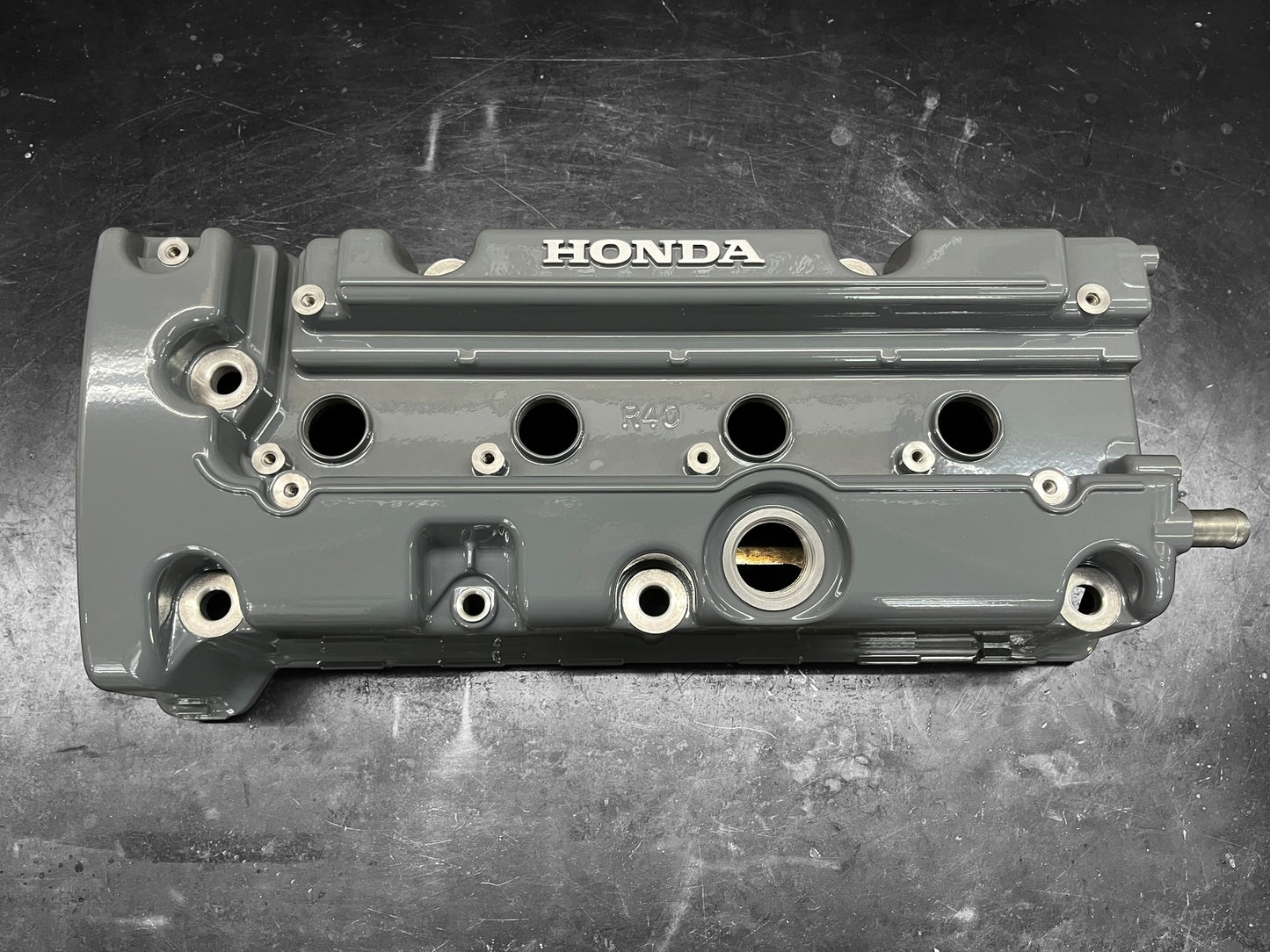 Honda K SERIES K24Z CIVIC SI 9TH GEN VALVE COVER POWDER COATED NARDO GRAY