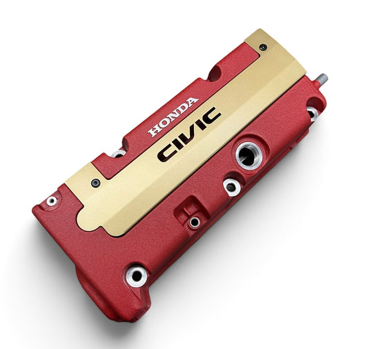 K20 K24 COIL PACK COVER FOR K-SERIES ALUMINUM POWDER COATED SATIN GOLD CIVIC