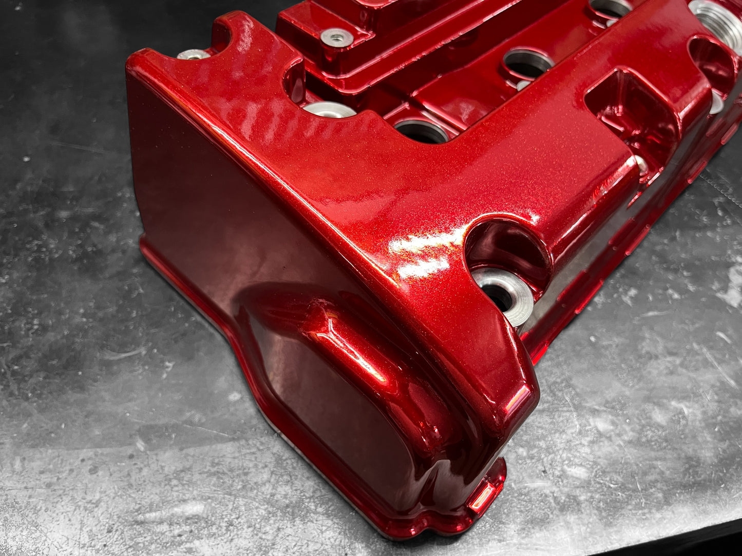 Honda K-SERIES K24 K20 Type R Civic RSX Valve Cover Powder Coated Metallic Red